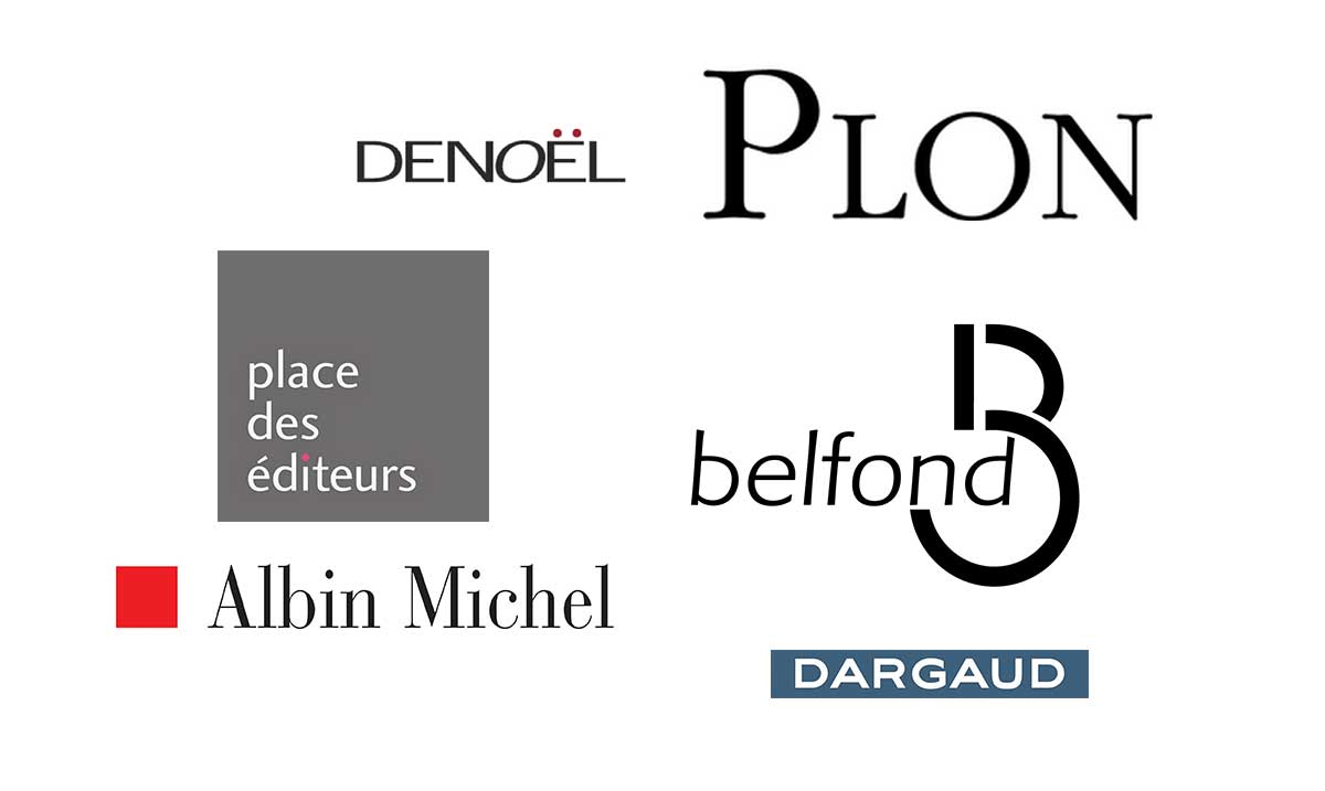 Albin Michel, Dargaud, Denoël, Plon, Place des éditeurs, Belfond